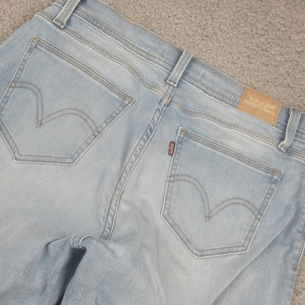 Levis Womens 10 W30 Light Wash Denim‎ Cropped Jeans - Picture 11 of 11